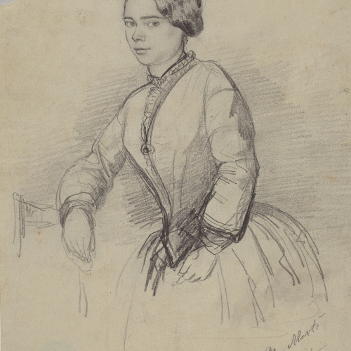image for: Ramon Martí i Alsina - Retrat femení - 1851