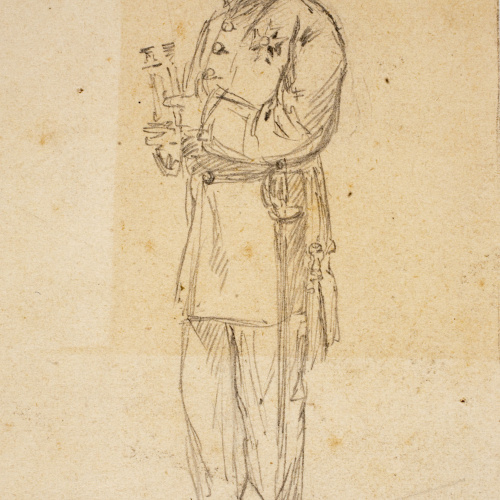 image for: Josep Lluís Pellicer - Retrat de brigadier - Cap a 1872-1876