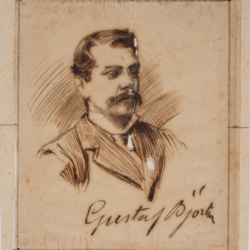 image for: Josep Lluís Pellicer - Retrat del corresponsal Gustaf Björlin - 1877