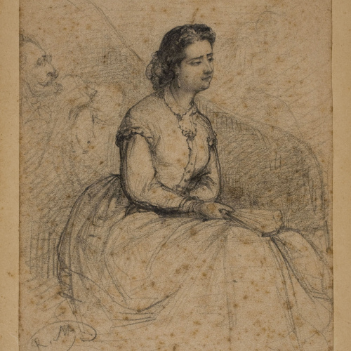 image for: Ramon Martí i Alsina - Retrat de senyora - 1865