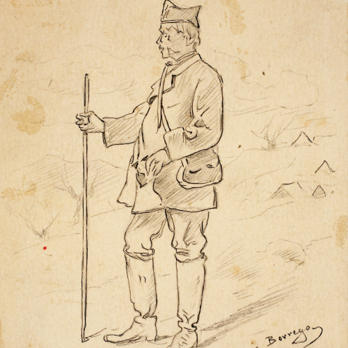 image for: Josep Lluís Pellicer - Retrat del corresponsal Andrés Borrego - 1874