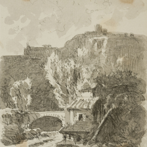 image for: Lluís Rigalt - Paisatge amb riu - Cap a 1873-1874