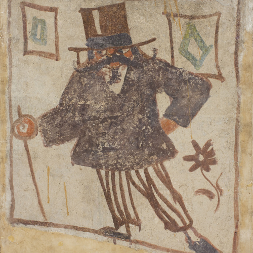 image for: Xavier Nogués - Fragment de la decoració mural del celler de les Galeries Laietanes - 1915