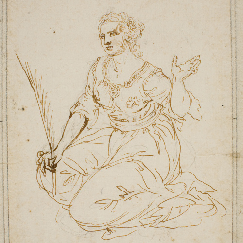 image for: Josep Bernat Flaugier - Santa màrtir - Cap a 1800-1812