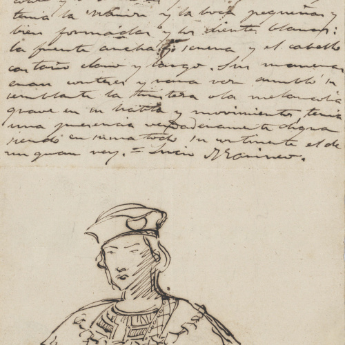 image for: Eduardo Rosales - Estudi per al quadre «Isabel la Catòlica dictant el seu testament» (anvers) / Estudi per al quadre «Isabel la Catòlica dictant el seu testament» (revers) - 1863