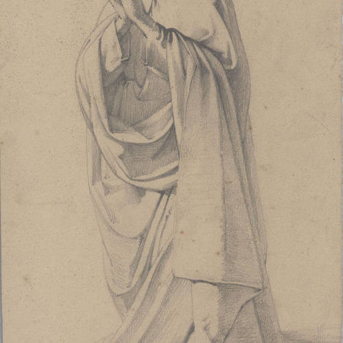 image for: Claudi Lorenzale - Santa [?] - Cap a 1850-1870