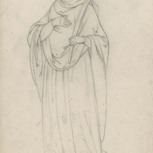 Claudi Lorenzale - Santa Juliana (anvers) / Santa Juliana (revers) - Cap a 1850-1870 image for: Claudi Lorenzale - Santa Juliana (anvers) / Santa Juliana (revers) - Cap a 1850-1870