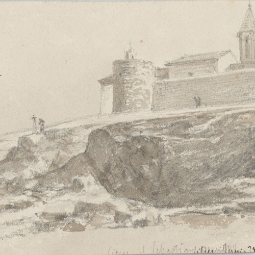 image for: Lluís Rigalt - San Sebastian. Sitges - Juny de 1878