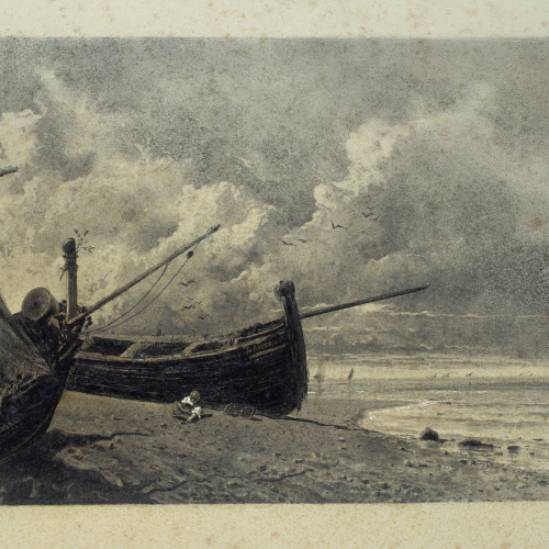 image for: Baldomer Galofre - A la platja - Cap a 1880-1886