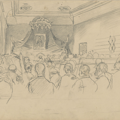 image for: Josep Lluís Pellicer - Al club del carrer Canuda - 1868
