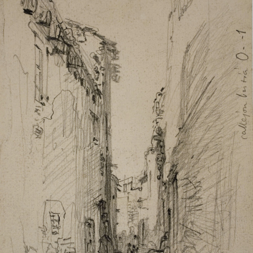 Ramon Martí i Alsina - Un carrer de Granollers - Granollers, 29 de Setembre de 1870 image for: Ramon Martí i Alsina - Un carrer de Granollers - Granollers, 29 de Setembre de 1870