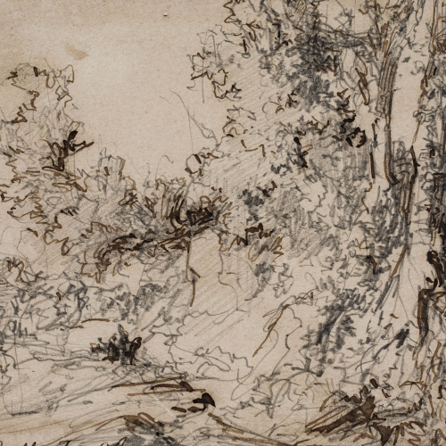 Ramon Martí i Alsina - Paisatge - Cap a 1865-1870 image for: Ramon Martí i Alsina - Paisatge - Cap a 1865-1870