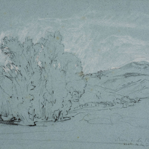 Ramon Martí i Alsina - Paisatge a prop de la Roca - 25 de setembre de 1870 image for: Ramon Martí i Alsina - Paisatge a prop de la Roca - 25 de setembre de 1870