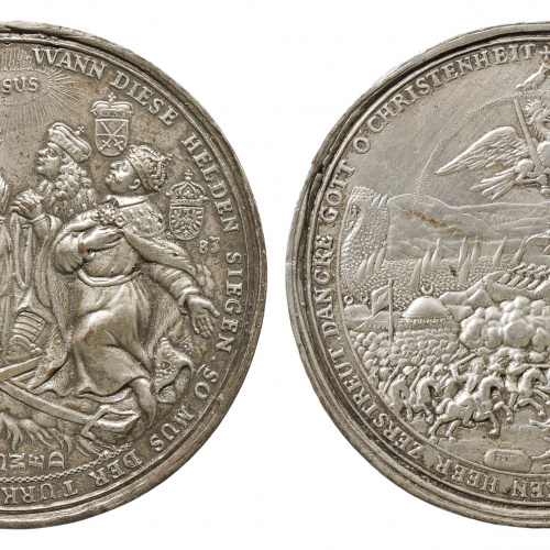 image for: Johann Jakob Wolrab - Alliberament de Viena del setge de l&#039;exèrcit otomà per l&#039;aliança austríaca-polonèsa-bàvara-saxona - 1683