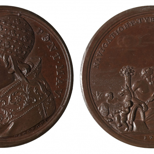 image for: Ferdinando Hamerani - Climent XIII i el restabliment de la navegació per al Tíber - 1763