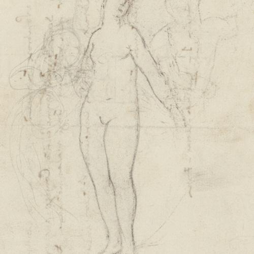 image for: Francesc Torras - Nu femení - Cap a 1860-1870