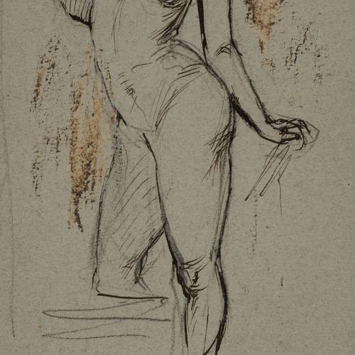 image for: Ramon Martí i Alsina - Nu femení - Cap a 1860-1865