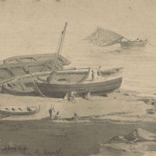 image for: Lluís Rigalt - Barcelona. Playa - Abril de 1874