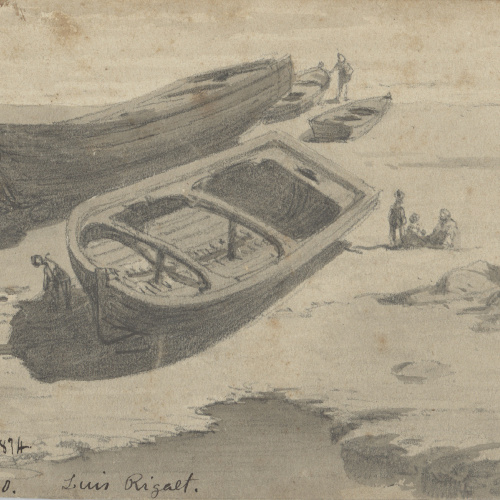 image for: Lluís Rigalt - Barcelona. Playa - 1874