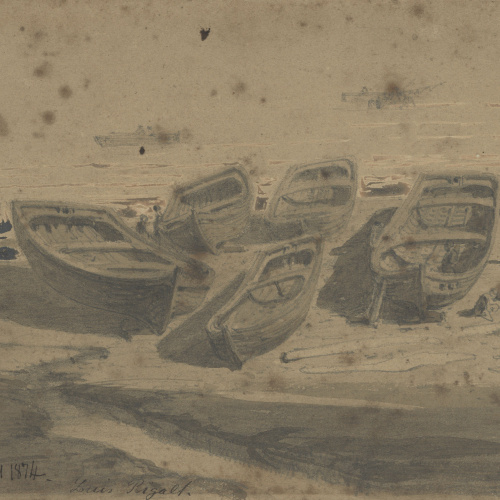 image for: Lluís Rigalt - Barcelona. Playa - Abril de 1874