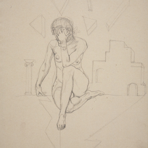 image for: Ismael Smith - Nu femení i construccions arquitectòniques - 1934