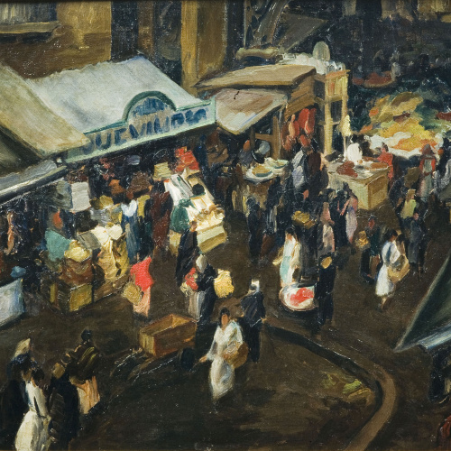 image for: Emili Bosch Roger - El mercat de Sant Josep - 1933
