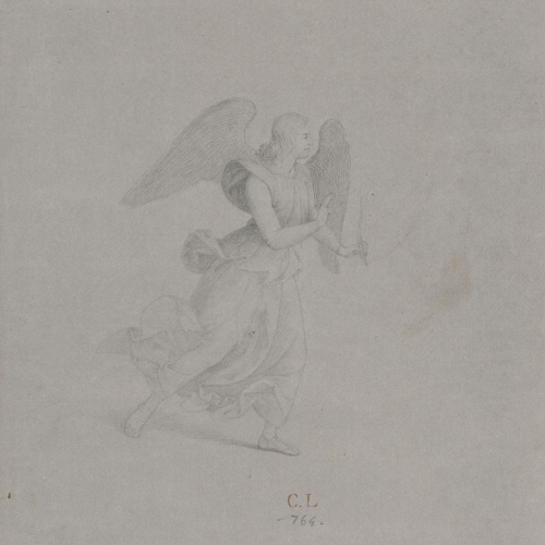 image for: Claudi Lorenzale - Àngel - Cap a 1839-1840