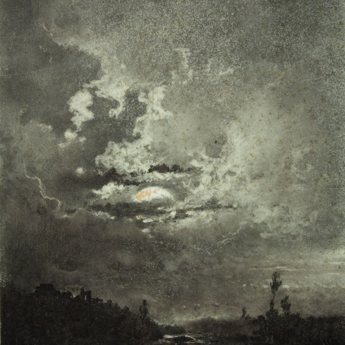 image for: Baldomer Galofre - Efecte de lluna - Cap a 1880-1886