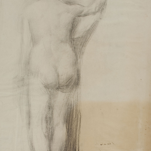 image for: Josep Triadó - Nu masculí (anvers) / Nu femení d&#039;esquena (revers) - 1896 [1]