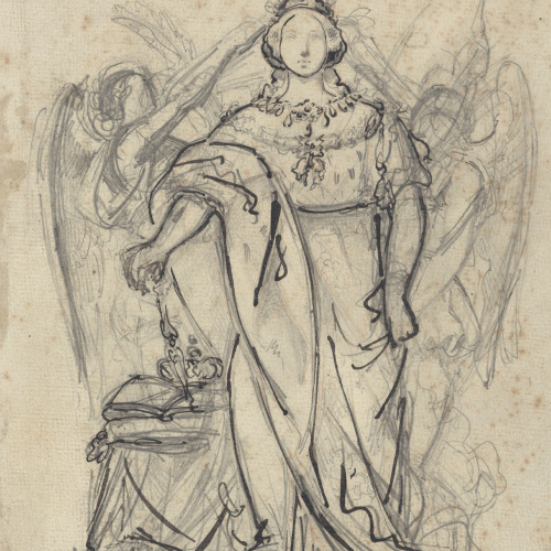 Antoni Caba - Al·legoria reial - Cap a 1860-1870 image for: Antoni Caba - Al·legoria reial - Cap a 1860-1870