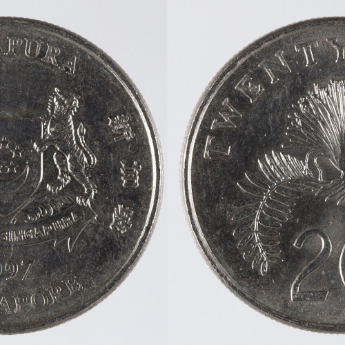 image for: República de Singapur - 20 cèntims - 1997