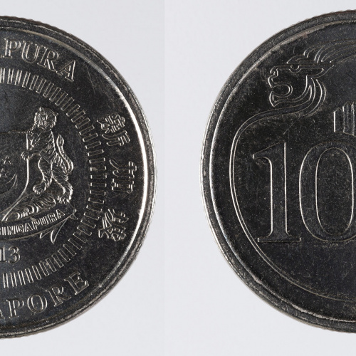 image for: República de Singapur - 10 cèntims - 2013