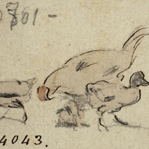 image for: Modest Urgell - Gallina i pollets - Cap a 1864
