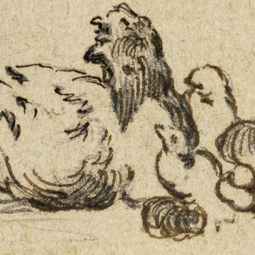 image for: Modest Urgell - Gallina i pollets - Cap a 1864