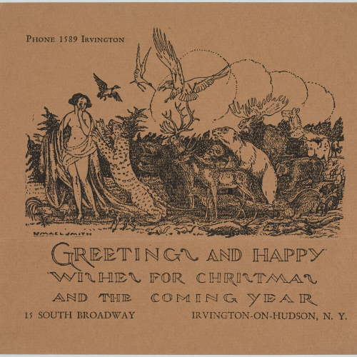 image for: Ismael Smith - Greeting and happy wishes for Christmas and the coming year - Cap a 1941