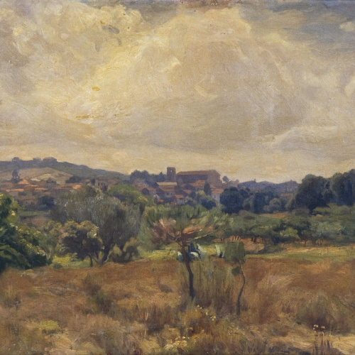 image for: Enric Galwey - Paisatge de la Garriga - Primer quart del segle XX