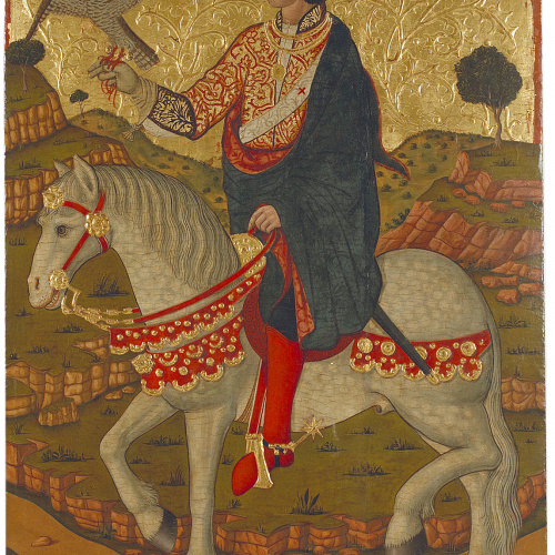 image for: Pere Garcia de Benavarri - Sant Julià a cavall - Cap a 1470-1485