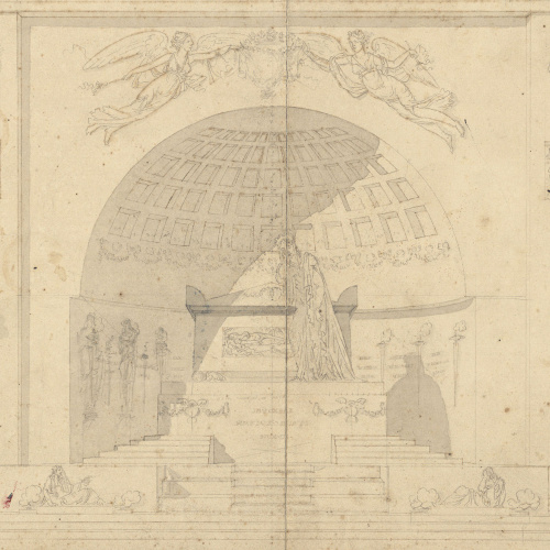 image for: Joaquim Rigalt - Projecte de mausoleu - Cap a 1821