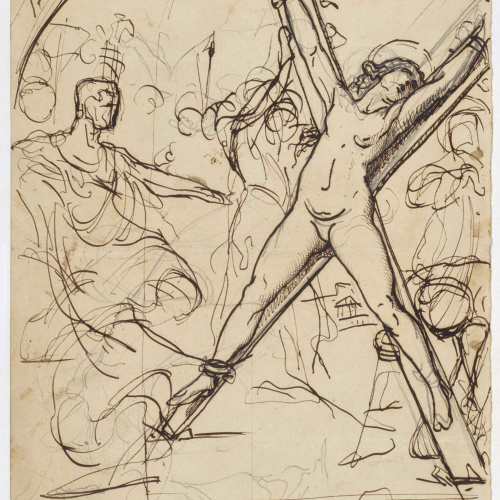 image for: Francesc Torras - Martiri de santa Eulàlia - Cap a 1860-1876