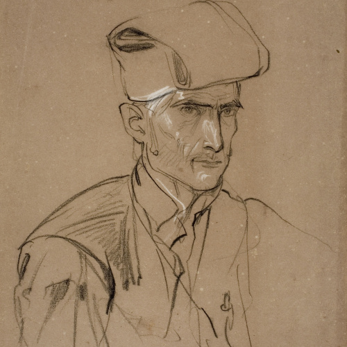 image for: Ramon Martí i Alsina - Bust d&#039;un pagès català - Cap a 1870