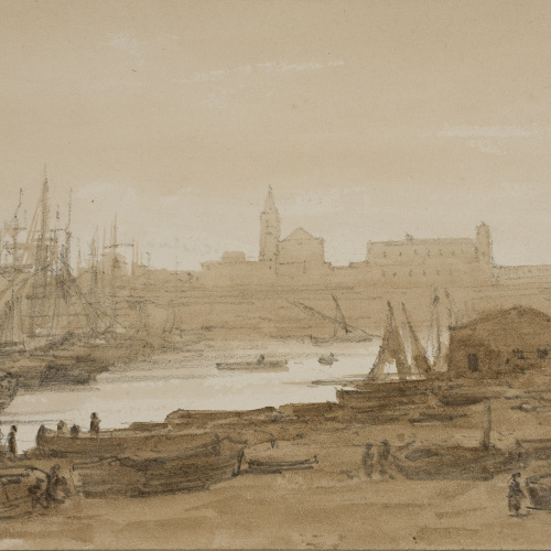 image for: Lluís Rigalt - Port - Gener de 1874