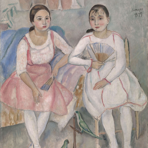 image for: Joaquim Sunyer - Les dues cotorres - 1917
