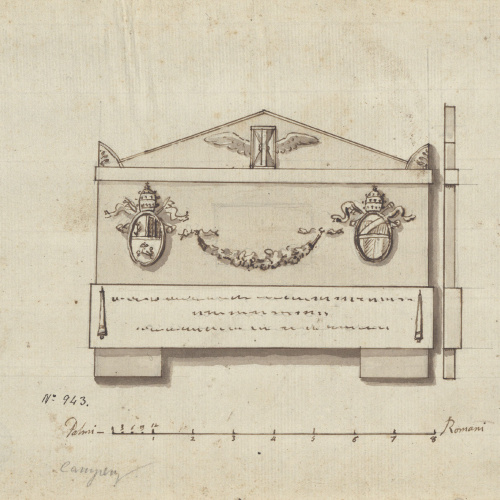 image for: Damià Campeny - Projecte de sarcòfag - Cap a 1805-1810