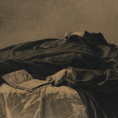 image for: Antoni Fabrés - La mort de la monja - 1890