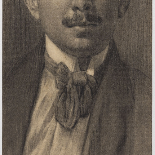 image for: Antoni Fabrés - Retrat masculí - 1914
