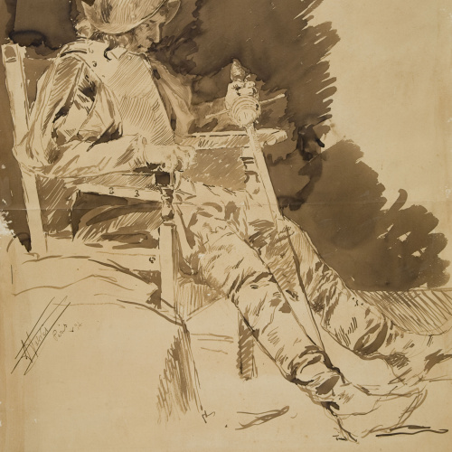 image for: Antoni Fabrés - Alabarder - 1894