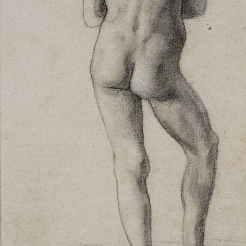 Antoni Fabrés - Estudi de nu masculí - 1871 image for: Antoni Fabrés - Estudi de nu masculí - 1871