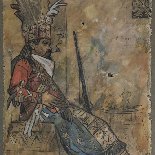 image for: Antoni Fabrés - Indi mexicà - Cap a 1902-1906