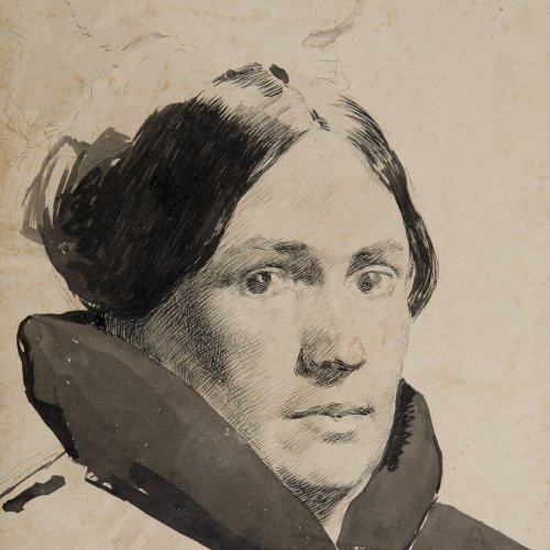 image for: Antoni Fabrés - Retrat femení - 1894