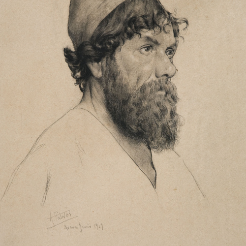 image for: Antoni Fabrés - Bust de camperol italià - 1909